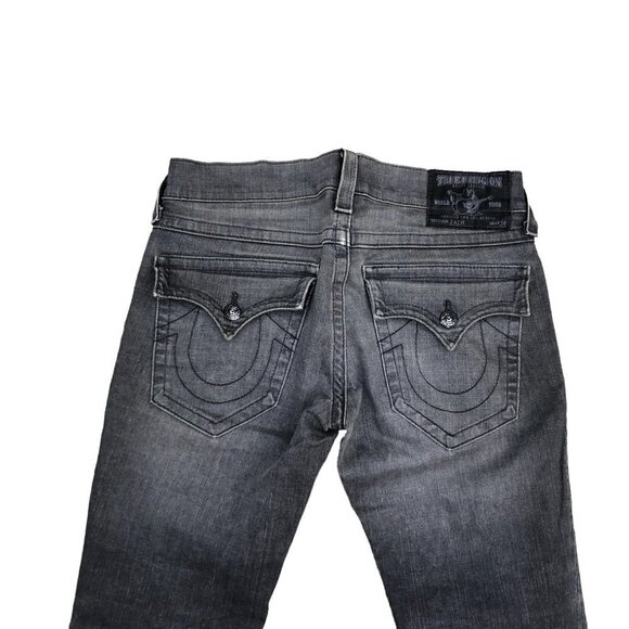 VINTAGE True Religion Jeans Size 31 ZACH Gray - Picture 6 of 7